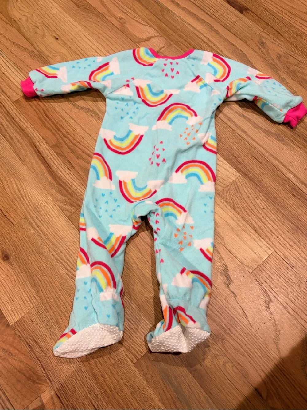 Gerber baby girl fleece footie pajamas